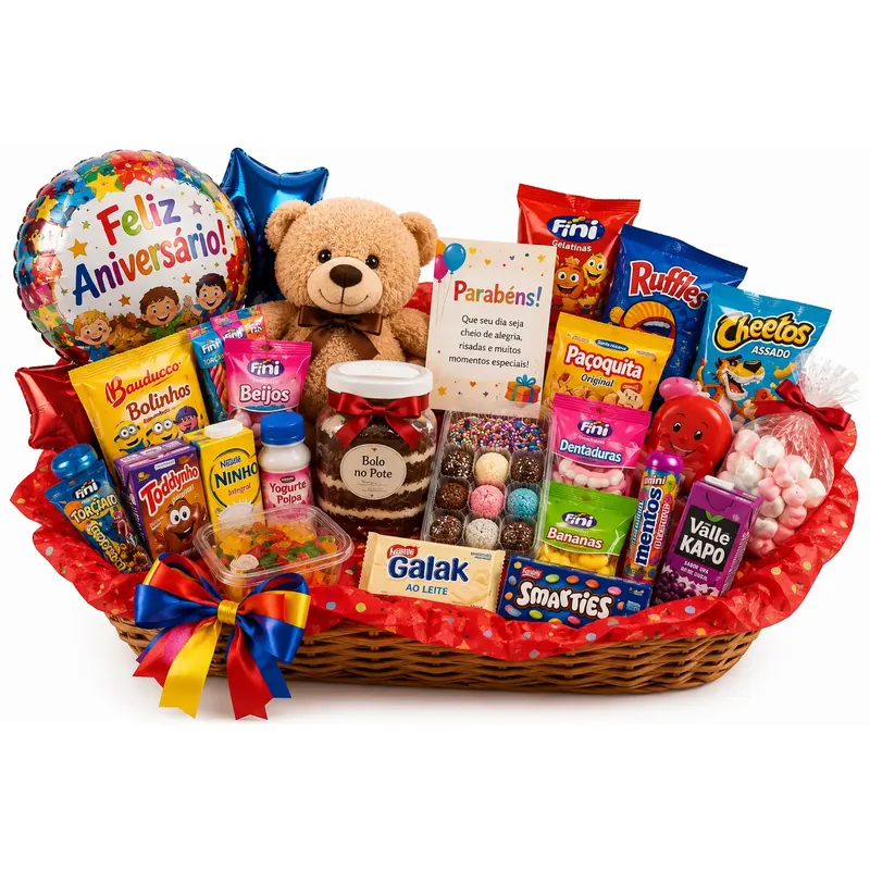 Cesta Aniversário Infantil