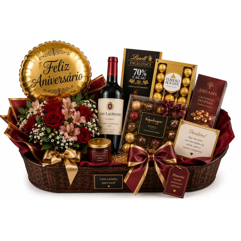 Cesta Aniversário Premium