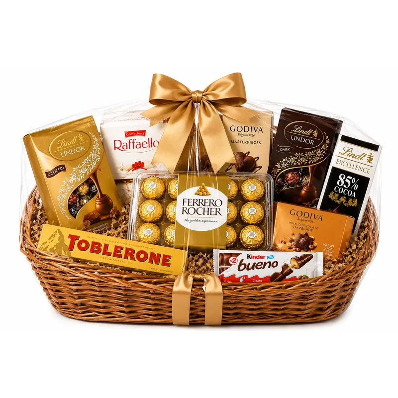 Cesta Luxo Ferrero Rocher